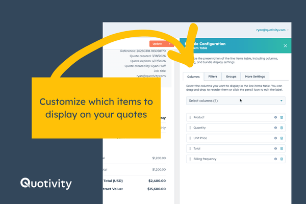 Beta - Templates - line items