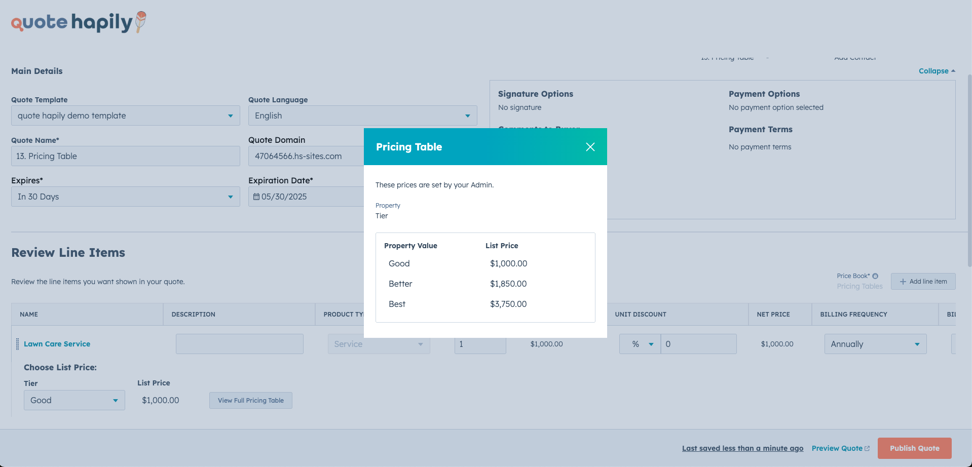Smarter Quotes Start with Smarter Pricing: Meet Pricing Tables