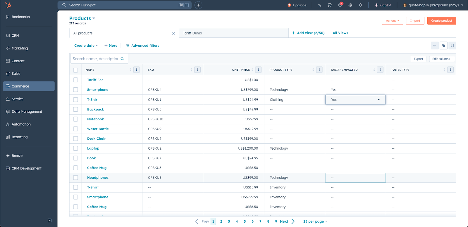 discount control tariffs